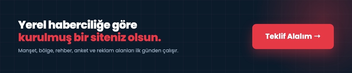 Yerel haberciliğe göre kurulmuş bir haber siteniz olsun