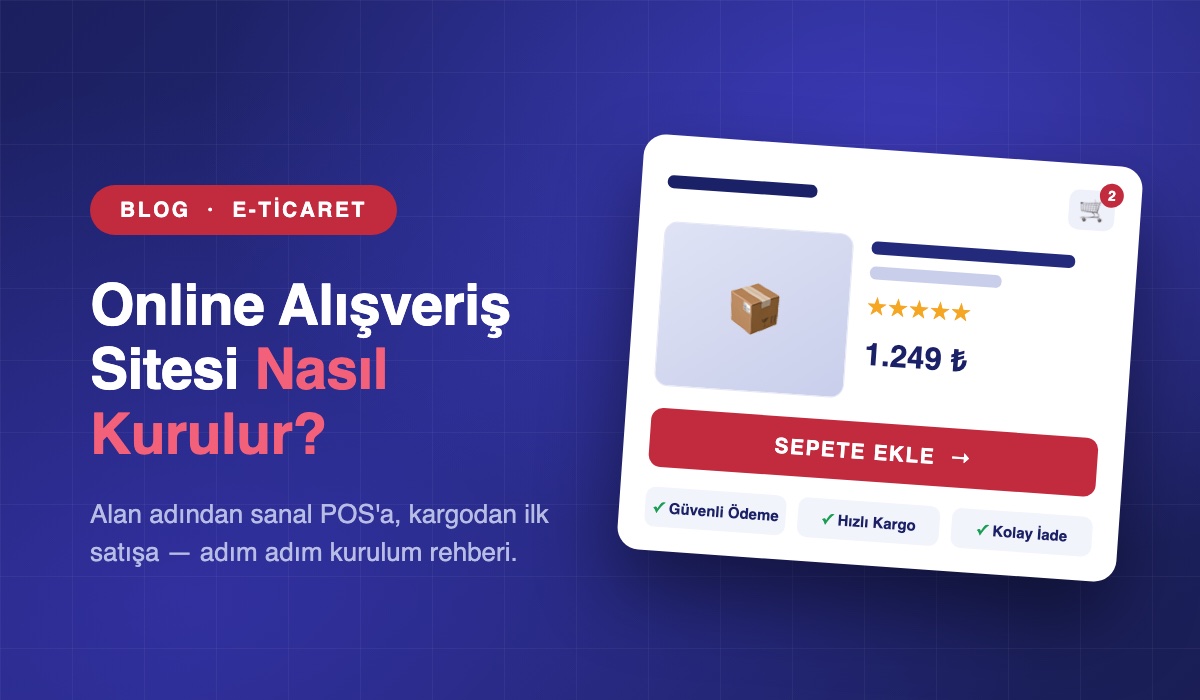 Online Alışveriş Sitesi Nasıl Kurulur? Sıfırdan Adım Adım Rehber