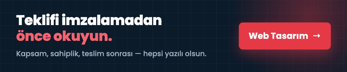 Web sitesi yaptırmadan önce doğru soruları sorun — web sitesi tasarım hizmeti.