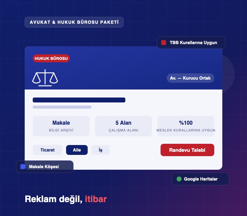 Avukat & Hukuk Bürosu Paketi